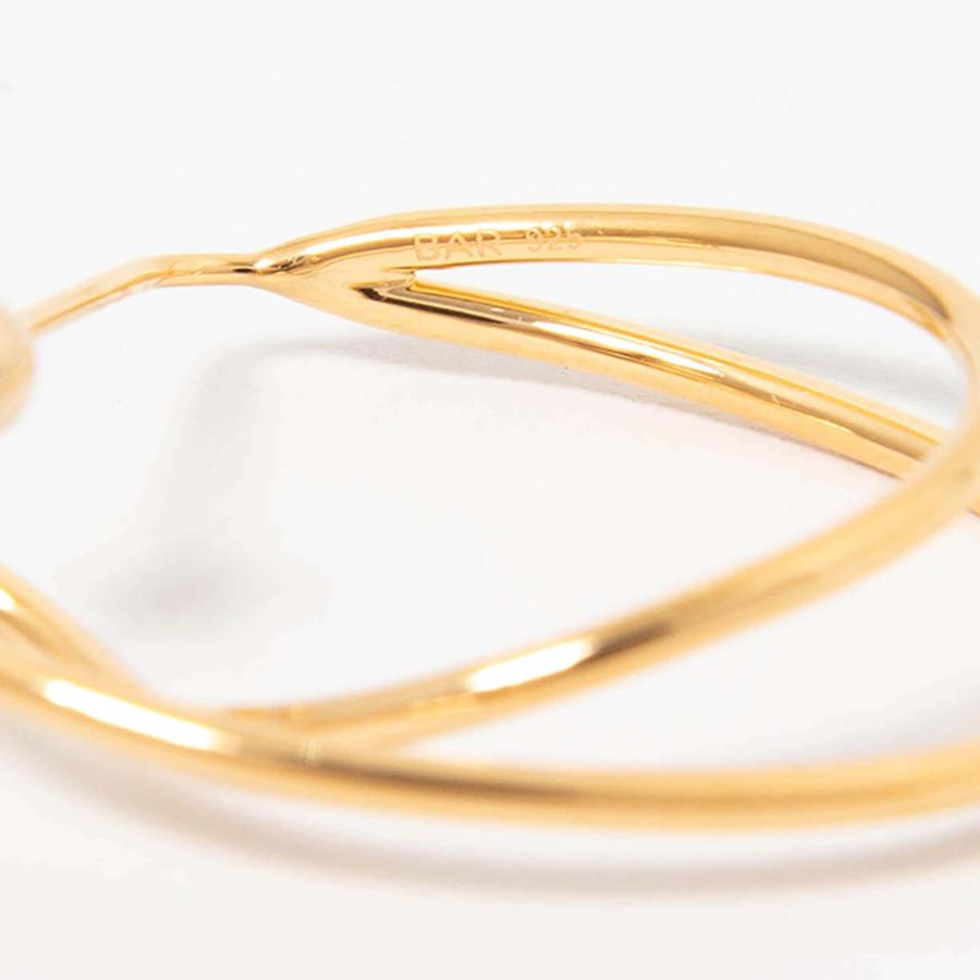 BAR JEWELLERY（バージュエリー） ピアス CROSSED PATHS EARRINGS