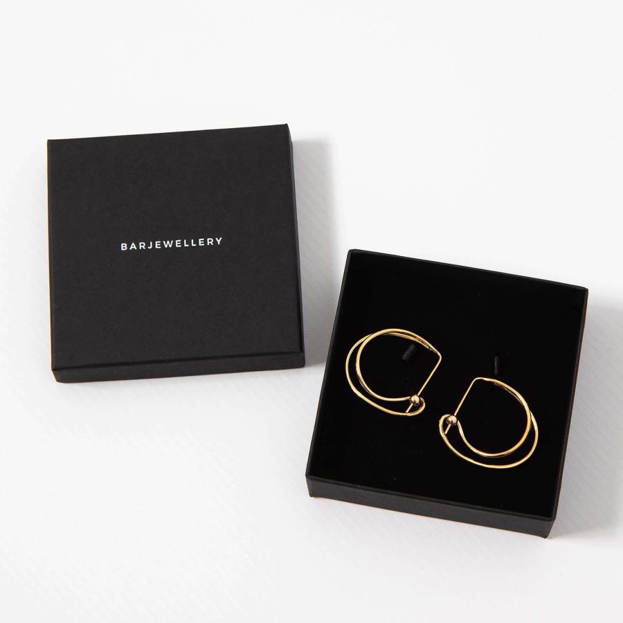 BAR JEWELLERY（バージュエリー） ピアス CROSSED PATHS EARRINGS