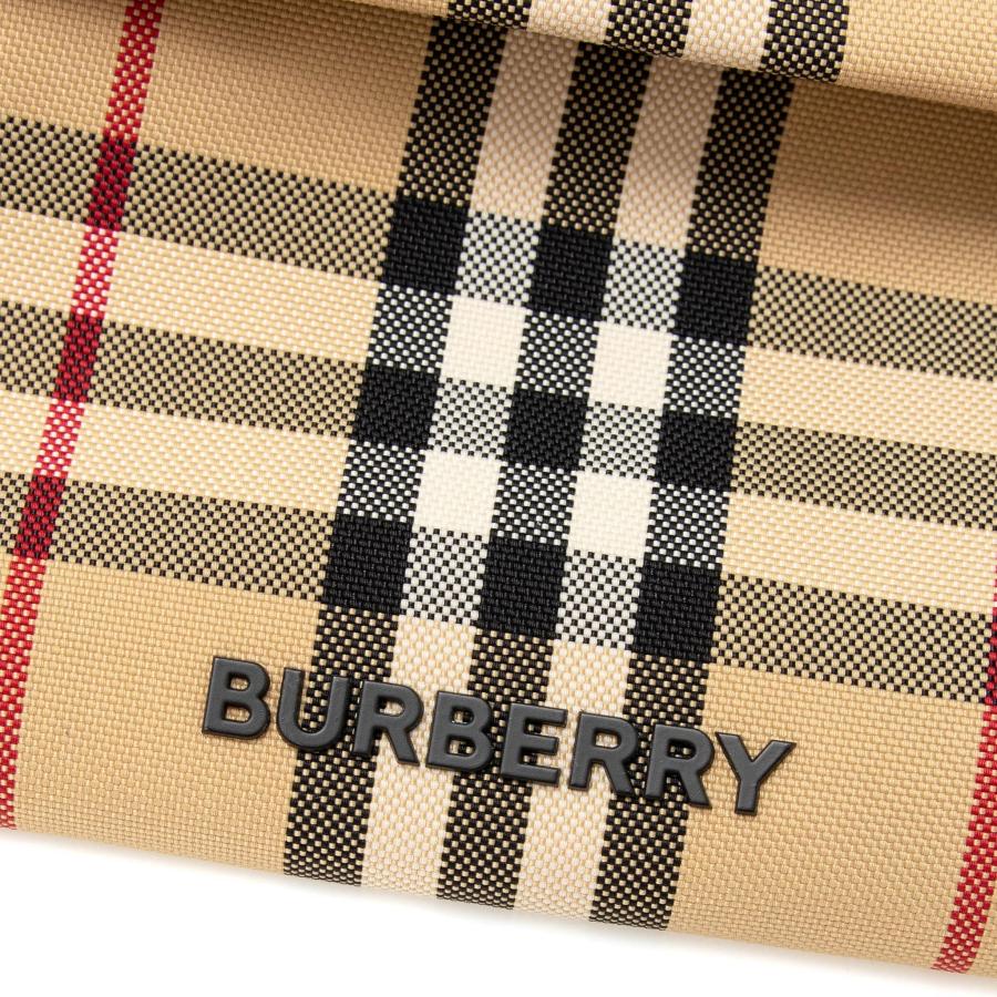 ☆His 0830 バーバリー ロゴ ボディバッグ ウエストバッグ BURBERRY（バーバリー） ロゴ ウエストバッグ ブラック ボディバッグ
