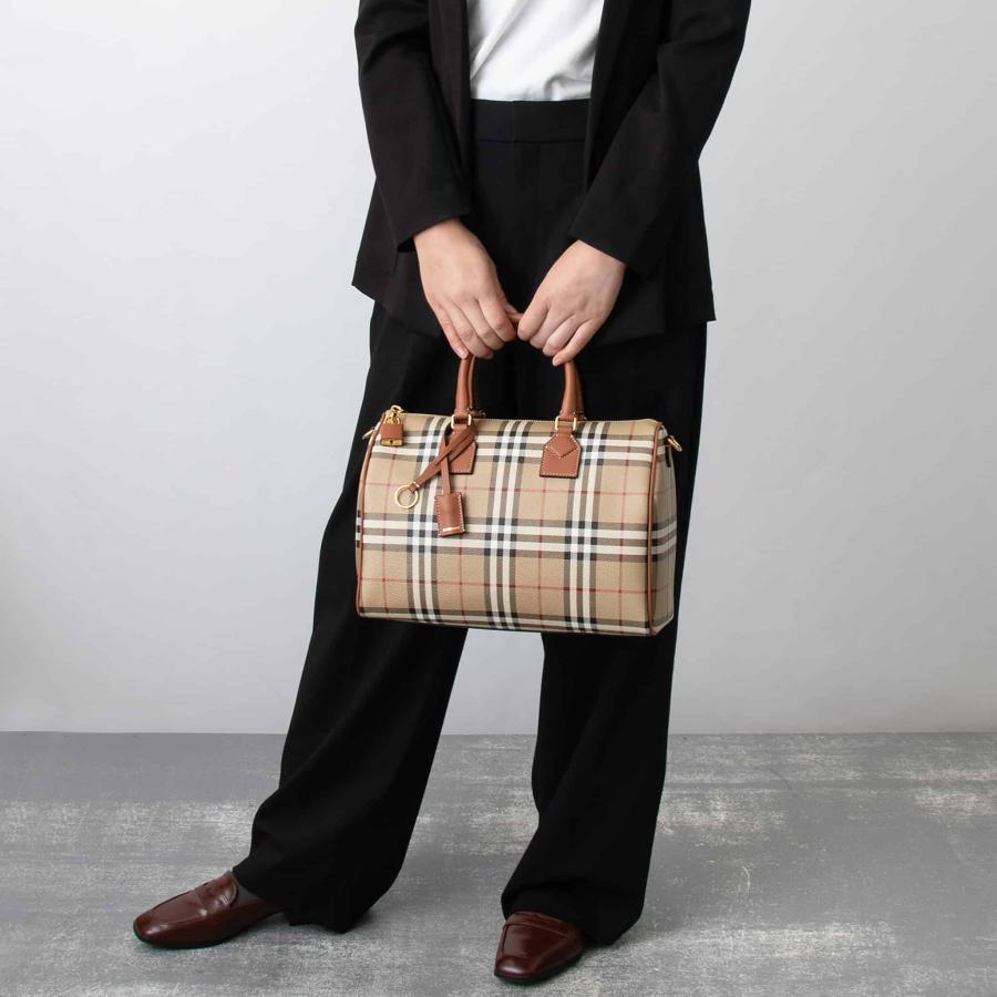 BURBERRY バーバリー レディース 2WAYバッグ MD BOWLING チェック 