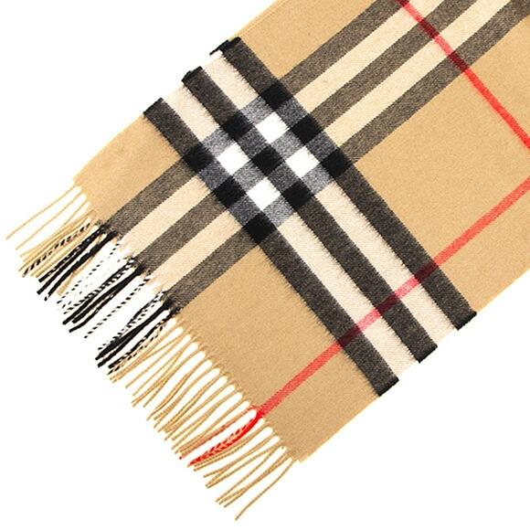 BURBERRY バーバリー カシミアマフラー (カシミヤ) GIANT CHK BURBERRY バーバリー カシミアマフラー (カシミヤ) GIANT CHK
