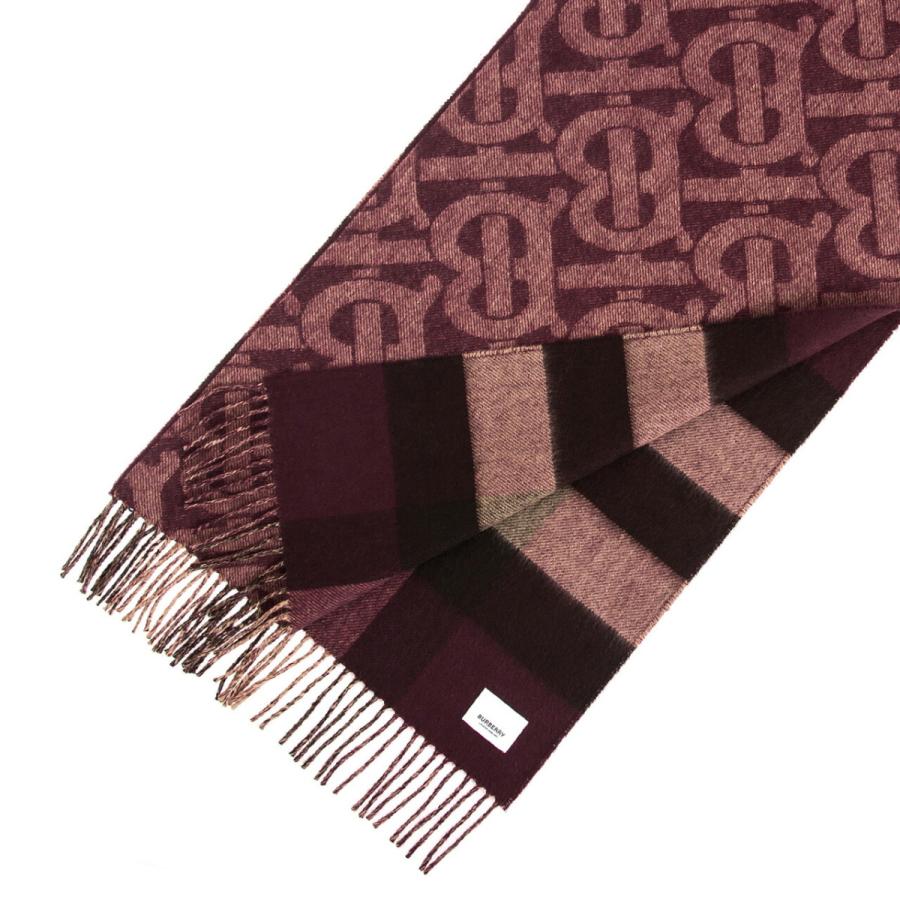 Chelseagardensukのバーバリー Burberry リバーシブル カシミアマフラー バーガンディー モノグラム柄 Tb Half Mega R Cs Sc 172 Burgundy r Itm1184ならyahoo ショッピング ランキングや口コミも豊富なネット