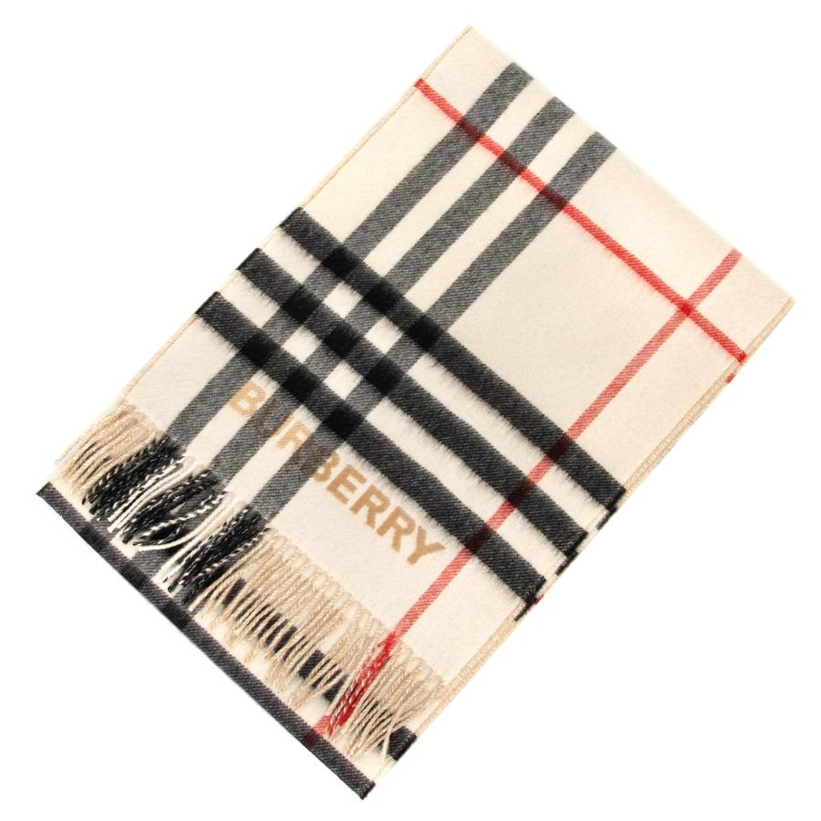 バーバリー BURBERRY カシミアマフラー（カシミヤ） GNT CHK LTL SPT 