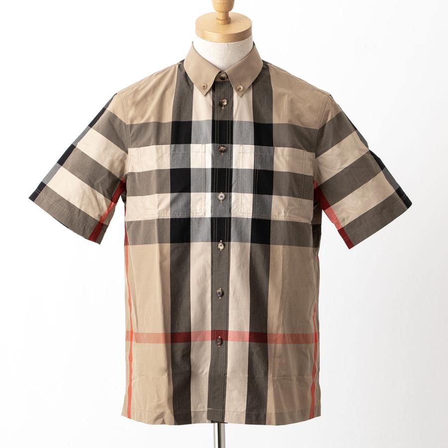 バーバリー Burberry メンズ 半袖シャツ アーカイブベージュ ヴィンテージチェック柄 Thames 1253 026 Archive Beige r Rtw1344 Chelseagardensuk 通販 Yahoo ショッピング