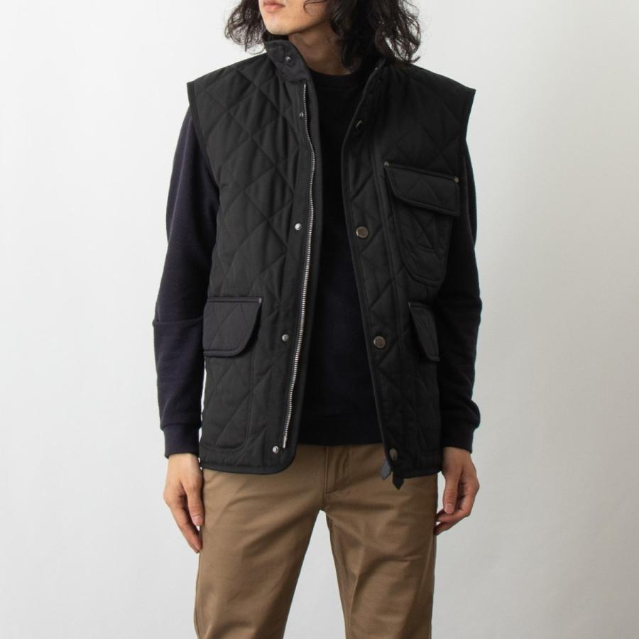 BURBERRY バーバリー メンズ キルティングベスト ブラック BURBERRY バーバリー メンズ キルティングベスト ブラック