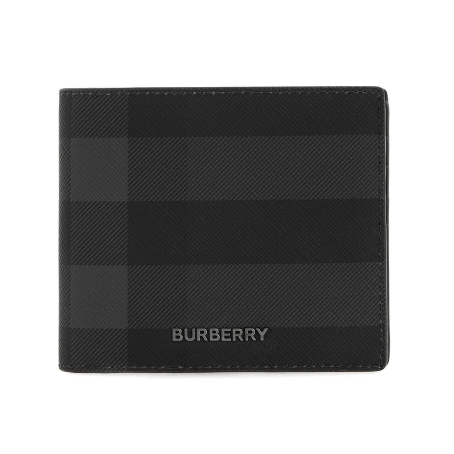 バーバリー BURBERRY 財布 メンズ 二つ折り財布 ダークチャコール
