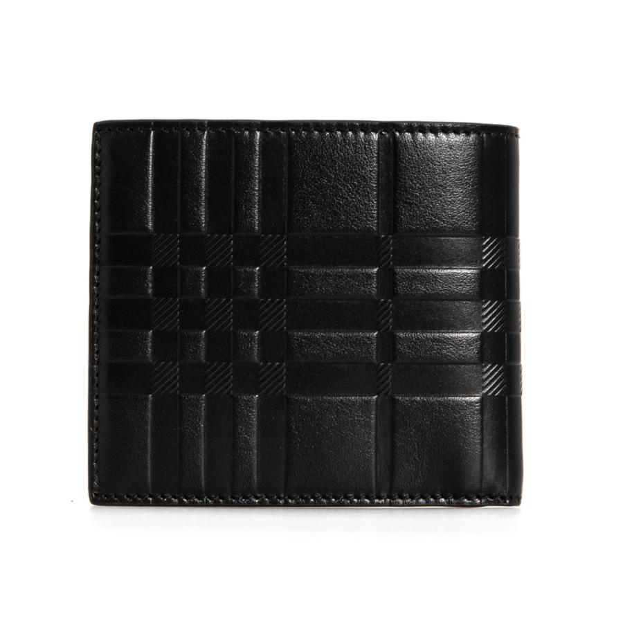 バーバリー BURBERRY 財布 メンズ 二つ折り財布 ブラック REG CC BILL8 バーバリー BURBERRY 財布 メンズ 二つ折り財布 ブラック REG CC BILL8