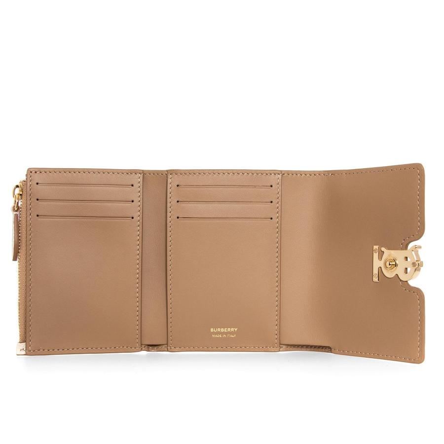 Burberry ロゴプリント 三つ折り財布 BURBERRY ロゴプリント 三つ折り財布