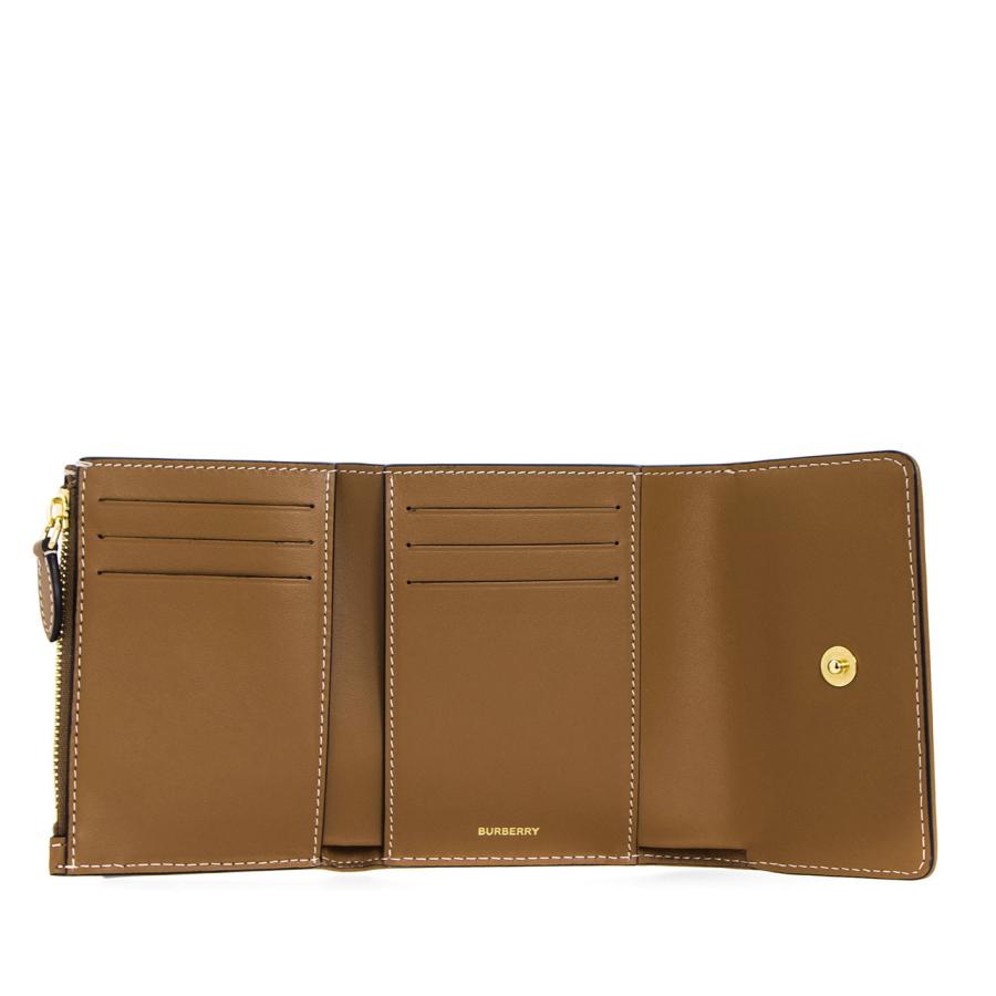 新品 バーバリー BURBERRY 3つ折り財布 フォールディングウォレット ブラウン バーバリー BURBERRY 財布 三つ折り財布 折りたたみ財布 小銭入れ付き
