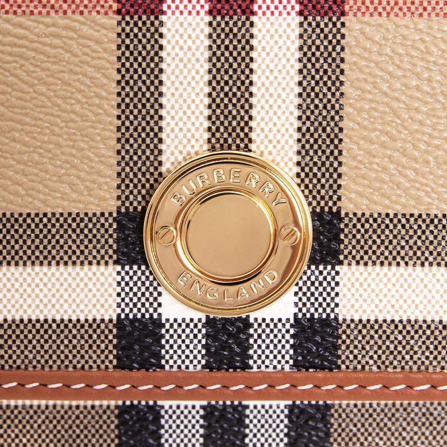 バーバリー BURBERRY 財布 レディース 三つ折り財布 LANCASTER チェック スモール フォールディングウォレット 80704151 DFC:143231 A7026 ARCHIVE BEIGE｜chgardens｜08