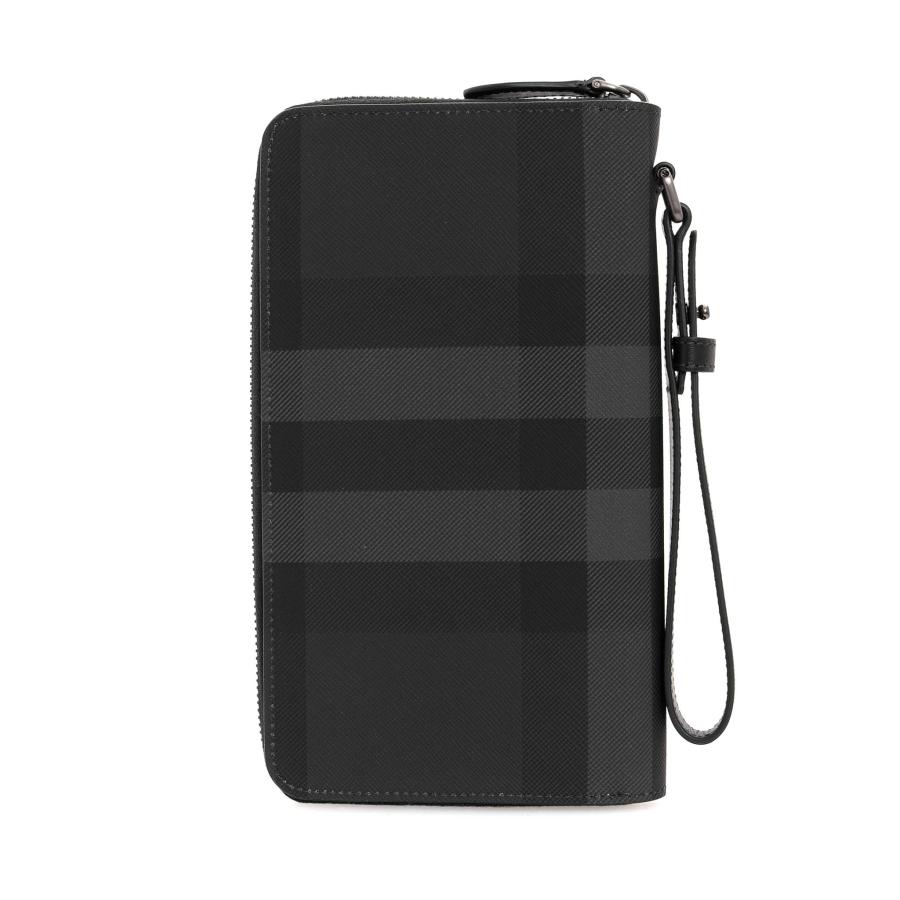 BURBERRY バーバリー 財布 メンズ ラウンドファスナー長財布 TRAVEL 