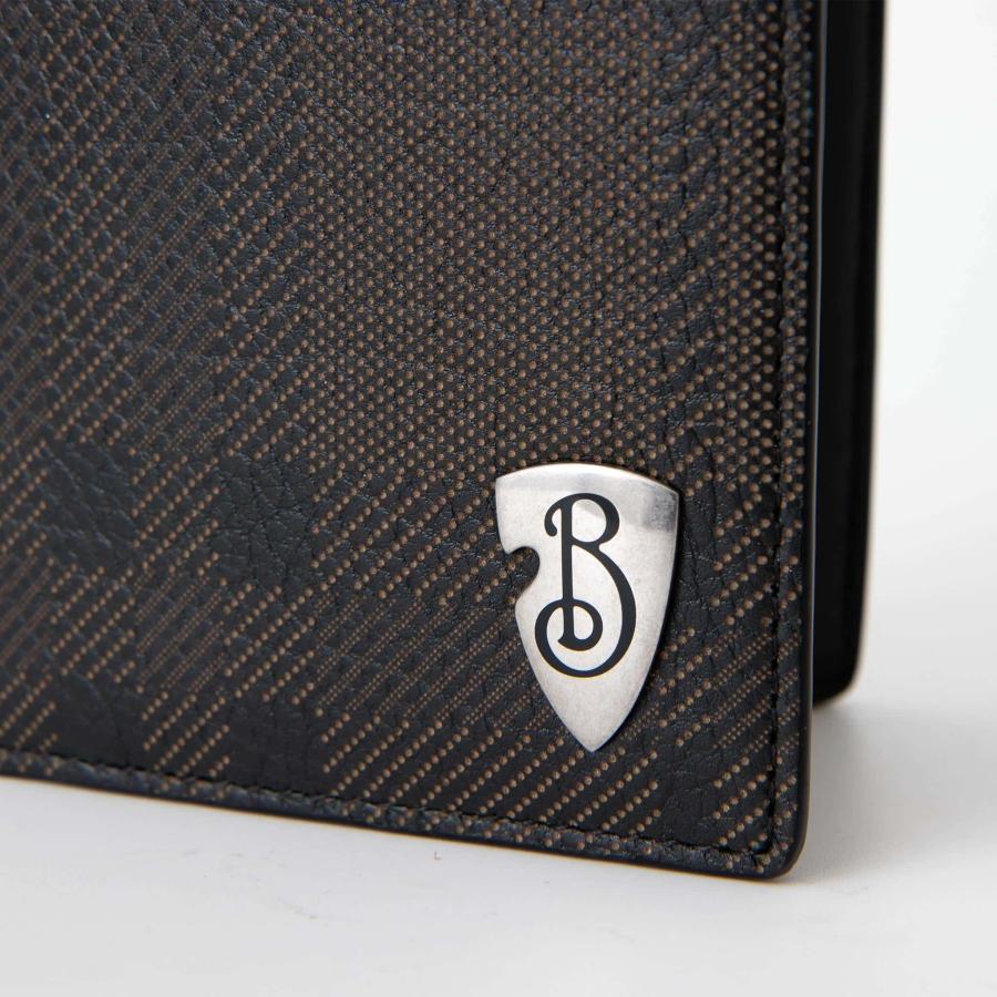 バーバリー ロンドン 長財布 ダークブラウン PVC 美品 小銭入れ付き BURBERRY（バーバリー） 長財布 小銭入れ付き MS CAVENDISH BIN