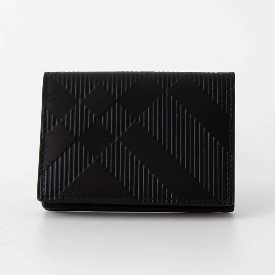 23年現行　バーバリー Burberry　FLINT　カードケース　名刺入れ バーバリー カードケース/名刺入れ メンズ フリント ブラック MS