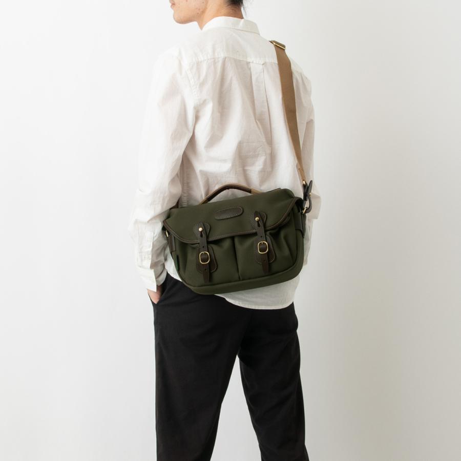 ビリンガム BILLINGHAM バッグ メンズ レディース 2WAYハンド/ショルダーバッグ HADLEY SMALL PRO CAMERA BAG 505048-54 SAGE FIBRENYTE/CHOCOLATE｜chgardens｜02