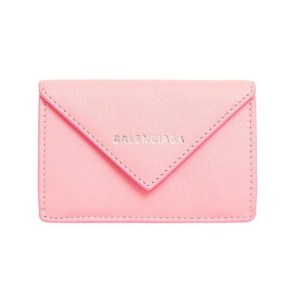公式購入 バレンシアガ Balenciaga 財布 レディース 三つ折り財布 ピンク Papier Mini Wallet Dlq0n 5616 Pink 店舗正規品 Amandolawnsvctemecula Com