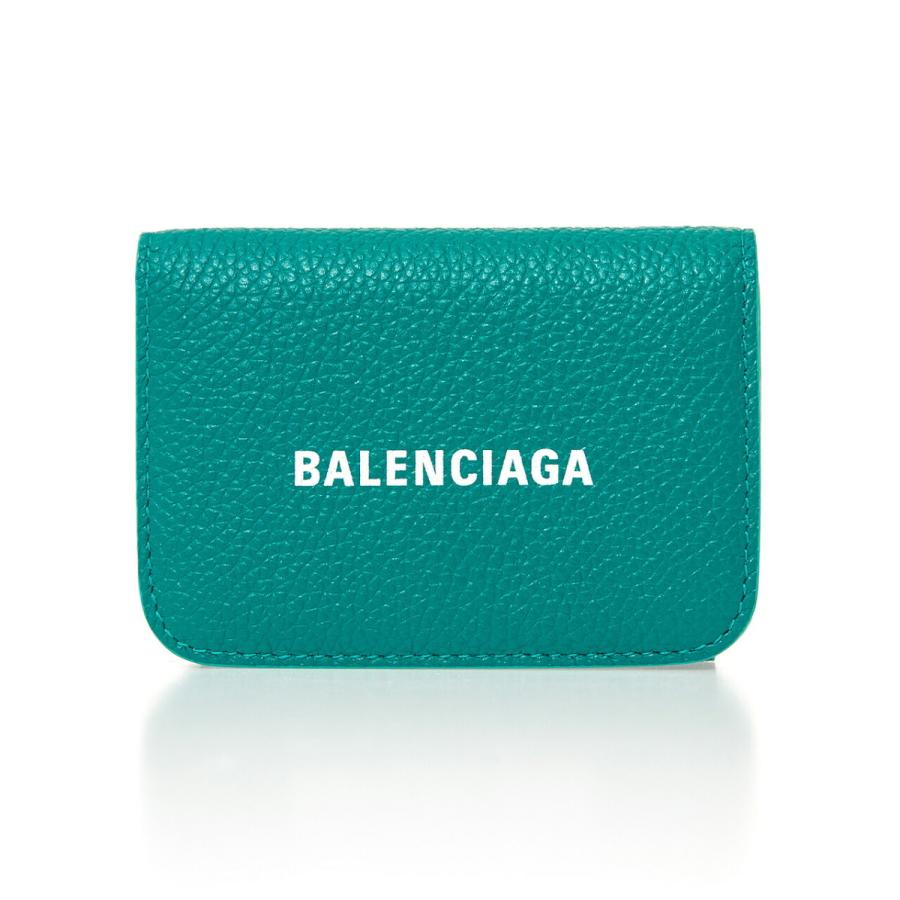 保存版 バレンシアガ Balenciaga 財布 レディース 三つ折り財布 ダークターコイズ Cash Mini Wallet 1lzl3 3679 Dark Turq L White 人気再入荷 Kpiss Fm