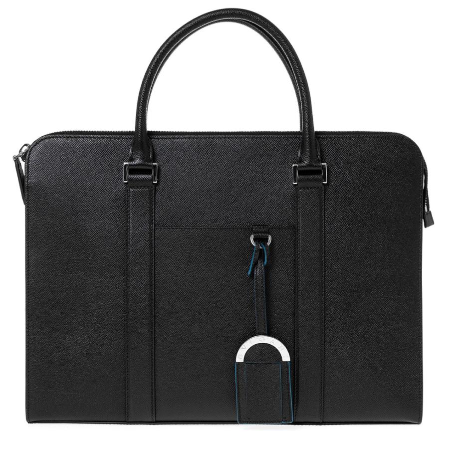 ブルガリ BVLGARI バッグ メンズ ブリーフケース ブラック BVLGARI BVLGARI MAN BRIEFCASE 286065 BLACK/PALLADIUM｜chgardens