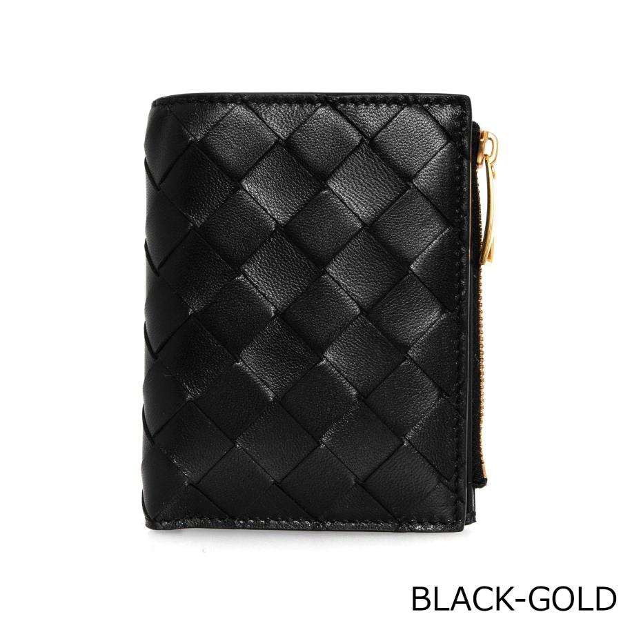 ボッテガヴェネタ BOTTEGA VENETA 財布 レディース 二つ折り財布 SMALL BI-FOLD ZIP WALLET 707601  VCPP3