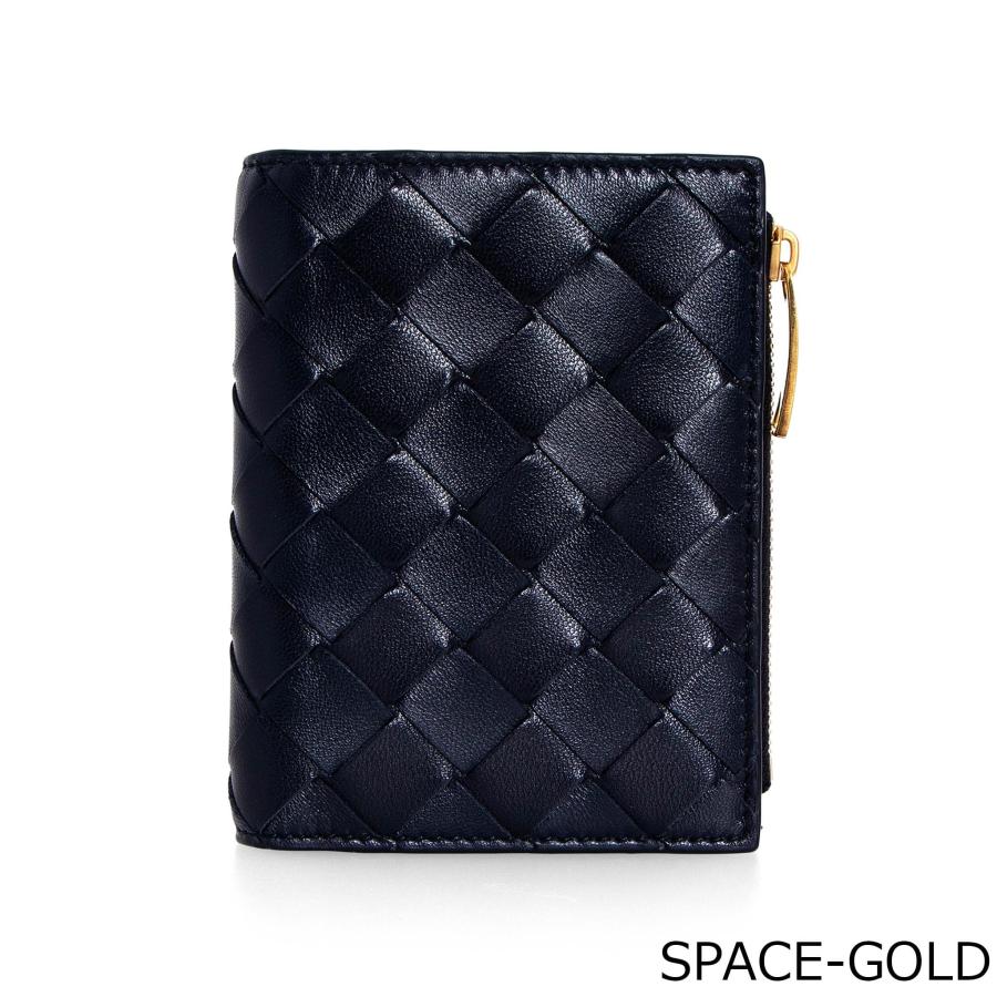 ボッテガヴェネタ BOTTEGA VENETA 財布 レディース 二つ折り財布 SMALL BI-FOLD ZIP WALLET 707601  VCPP3