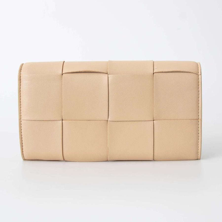 BOTTEGA ボッテガ カセット 財布 フラップウォレット フォンデンテカセット ラージ フラップウォレット| Bottega