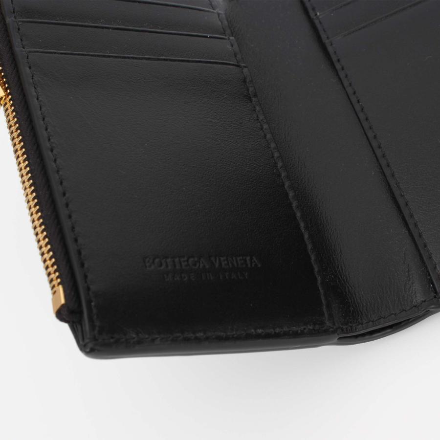 直営店☆BOTTEGA VENETA☆CASSETTE ロゴ 三つ折り レザー財布 Bottega Veneta: Cassette Tri-Fold Zip Wallet 三つ折り財布