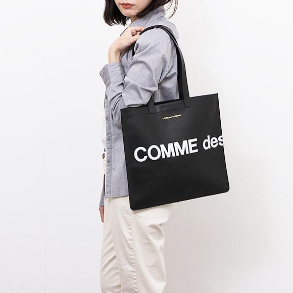 コムデギャルソン COMME DES GARCONS バッグ メンズ レディース トートバッグ ブラック HUGE LOGO ヒュージロゴ SA9001HL BLACK｜chgardens｜02