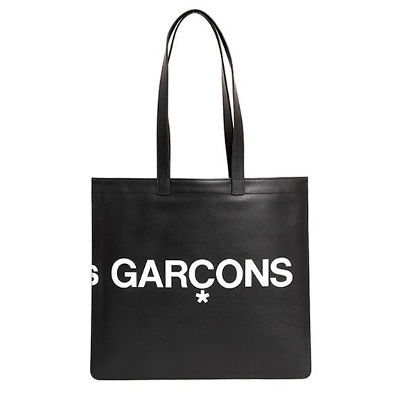 コムデギャルソン COMME DES GARCONS バッグ メンズ レディース トートバッグ ブラック HUGE LOGO ヒュージロゴ SA9001HL BLACK｜chgardens｜04