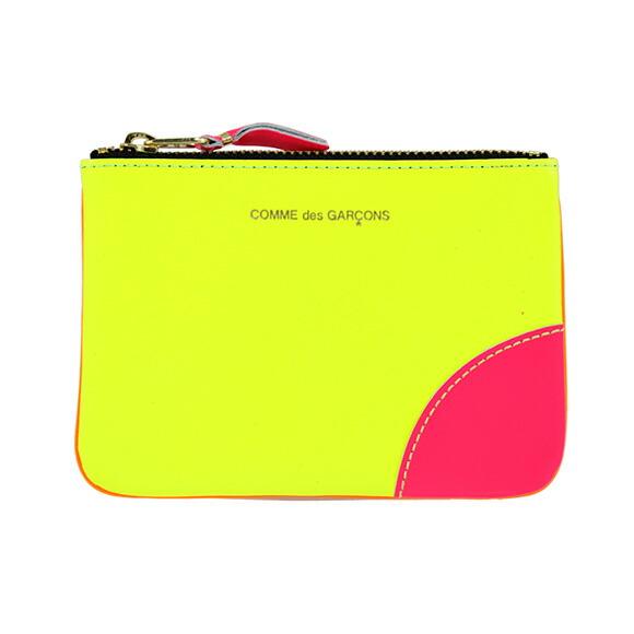 【新品未使用】ラスト1点！コムデギャルソン　蛍光色ポーチ　クラッチ コムデギャルソン COMME DES GARCONS 財布 ポーチ/コインケース SUPER