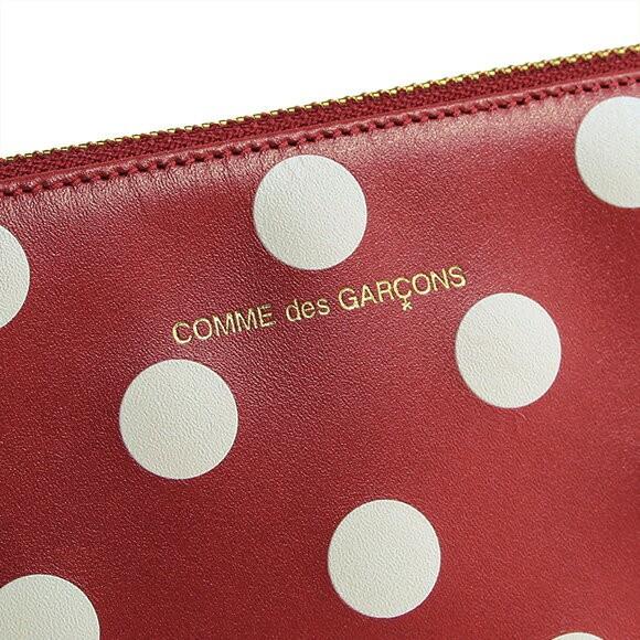 COMME des GARÇONS ドット柄ポーチ ドットプリント ポーチ大 | Wallet COMME des GARCONS (Women