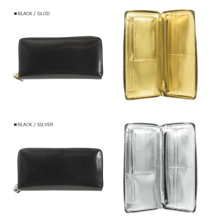 コムデギャルソン インサイドメタリック ラウンドファスナー