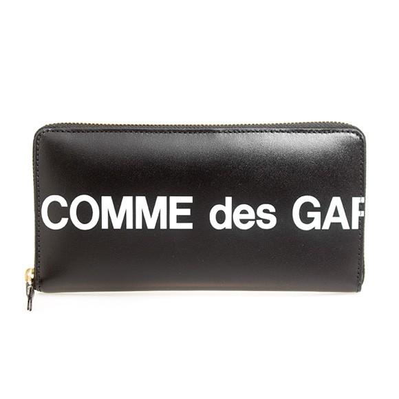 COMME des GARÇONS ロゴ長財布 ブラック　中古 COMME des GARCONS コムデギャルソン DES 財布 メンズ