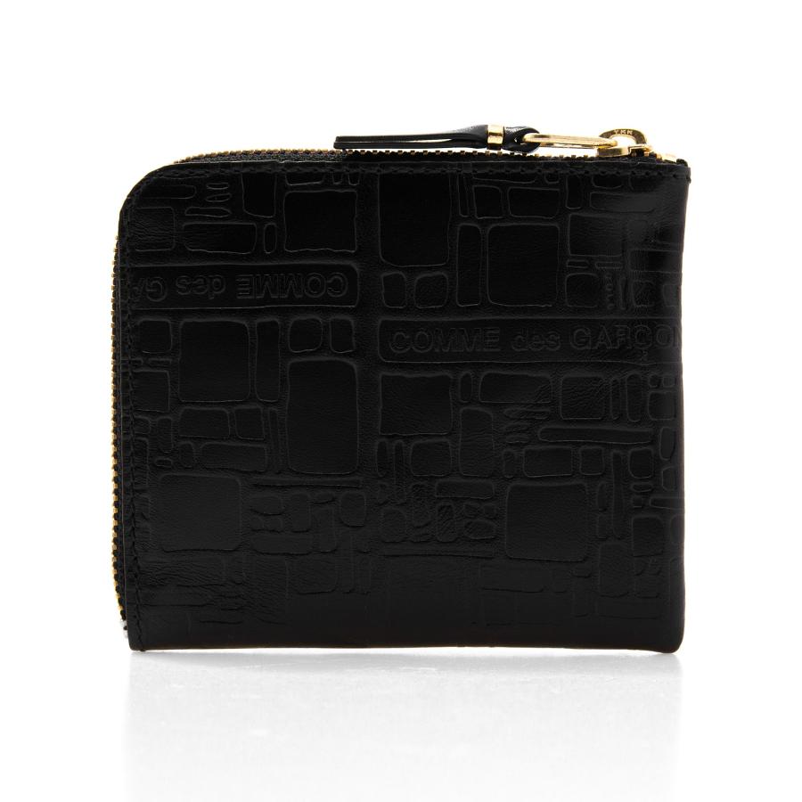 コムデギャルソン　VERY BLACK WALLET L字ファスナー　財布　本革 コムデギャルソン VERY BLACK WALLET L字ファスナー 財布 本革