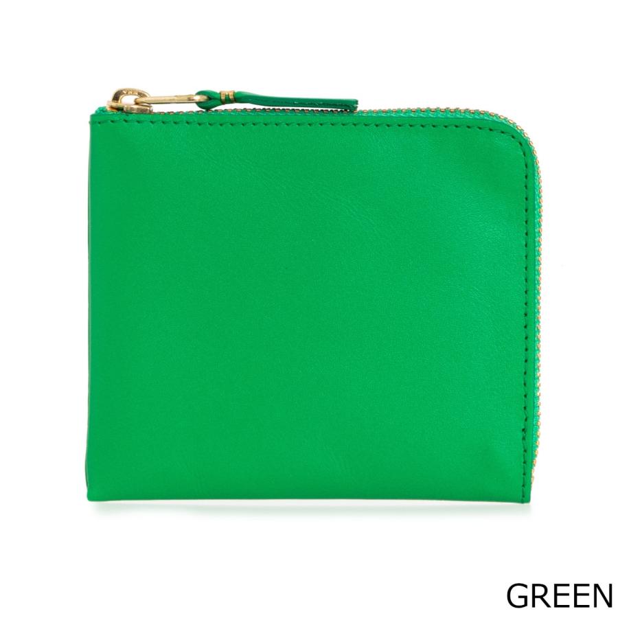 未使用コムデギャルソン L字型ZIP財布SA3100 BOTTLE GREEN Wallet COMME des GARCONS - コムデギャルソン L字型ZIP財布