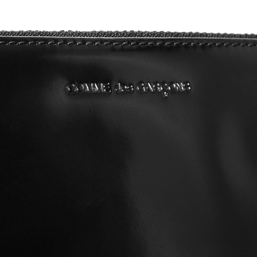 美品コムデギャルソン　ミラーインサイド COMME des GARCONS コムデギャルソン DES ポーチ ブラック