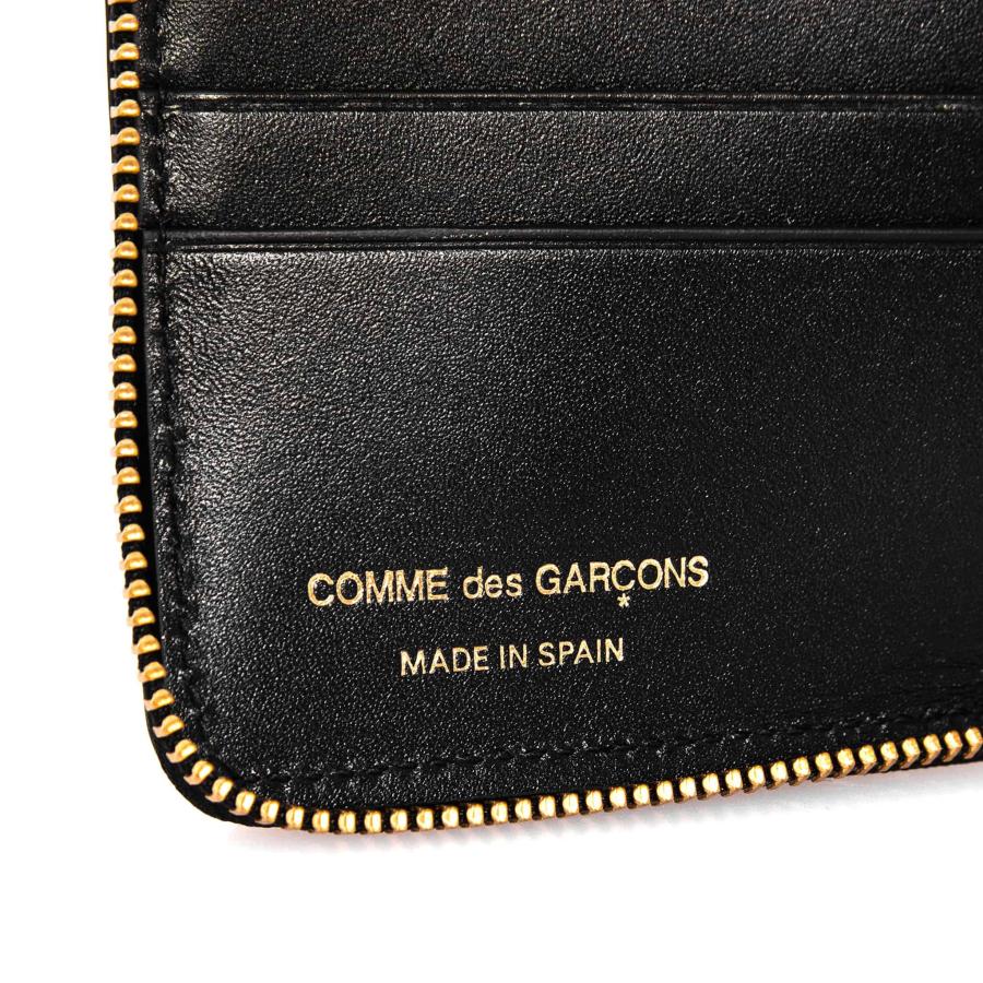 コムデギャルソン COMME DES GARCONS 財布 メンズ レディース ラウンドファスナー二つ折り財布 ブラック OUTSIDE POCKET アウトサイドポケット SA2100OP BLACK｜chgardens｜07