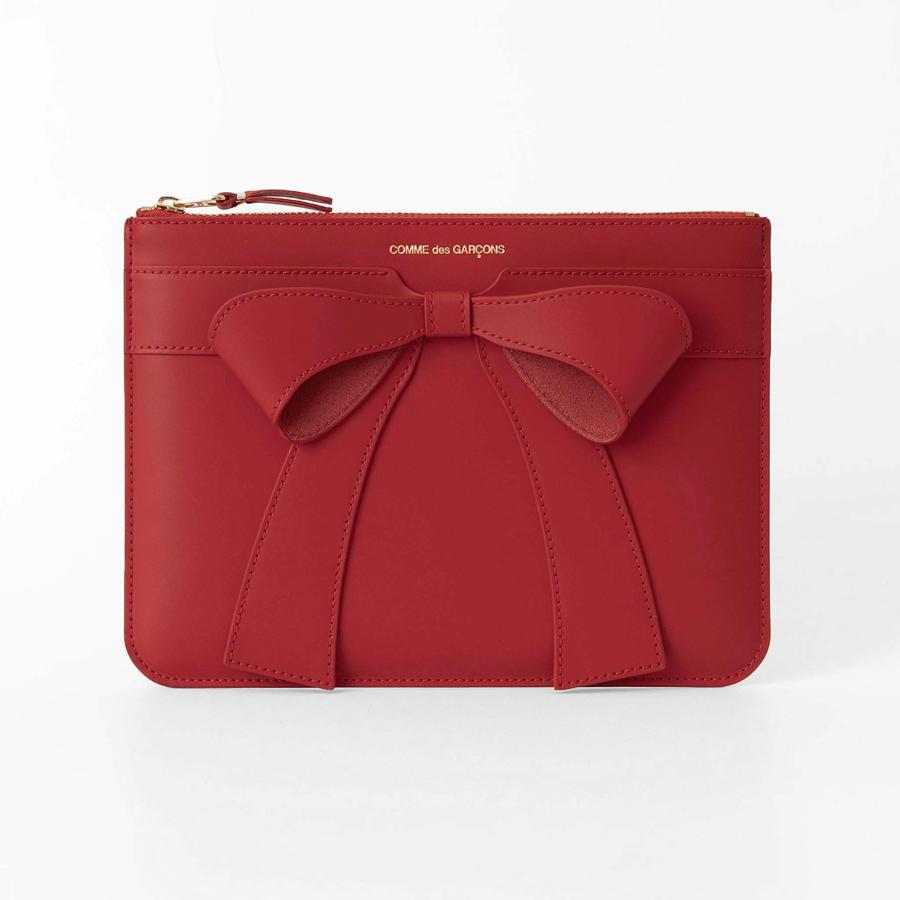 COMME des GARCONS コムデギャルソン DES ポーチ BIG BOW ZIP