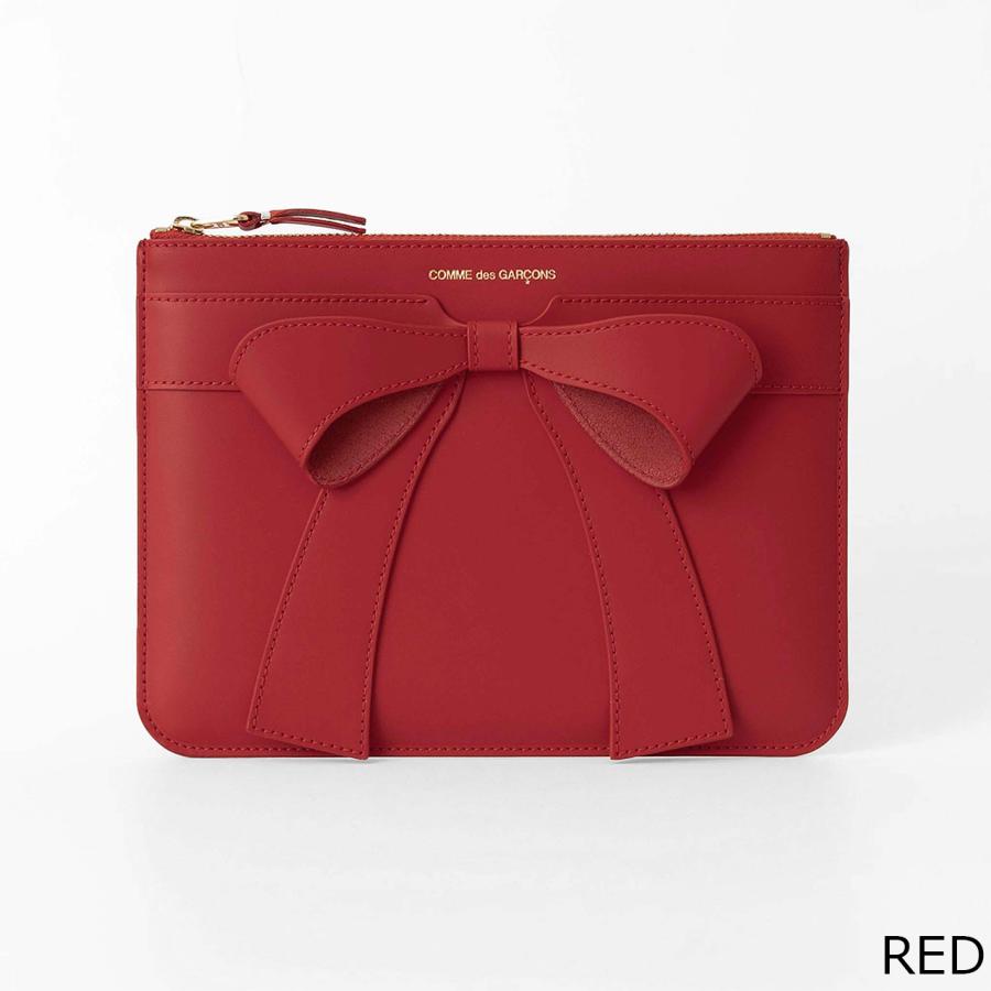 COMME des GARCONS コムデギャルソン DES ポーチ BIG BOW ZIP POUCH