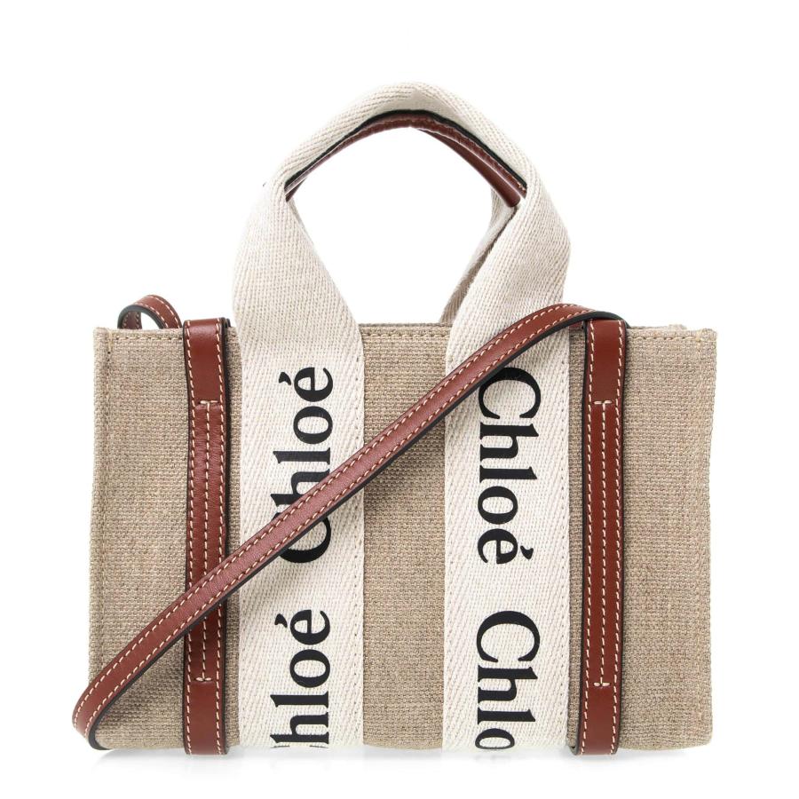 クロエ CHLOE バッグ レディース 2WAYトート/ショルダーバッグ WOODY MINI TOTE BAG ウッディ ミニトートバッグ  CHC22AP237 I26