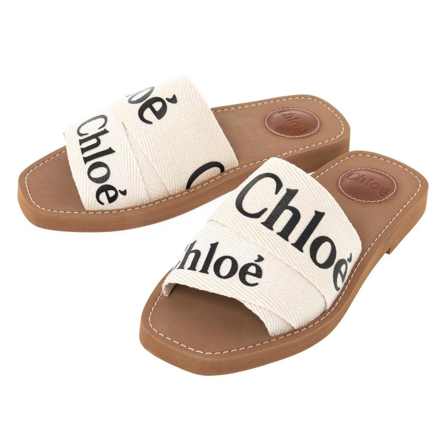 クロエ CHLOE レディース サンダル WOODY SLIDES FLAT MULES ウッディ