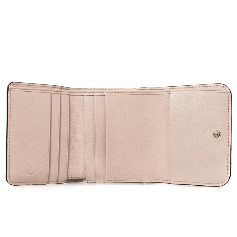 クロエ CHLOE 財布 レディース 三つ折り財布 セメントピンク EDITHエディス SMALL TRI-FOLD CHC21WP161 F43 6J5 CEMENT PINK｜chgardens｜04