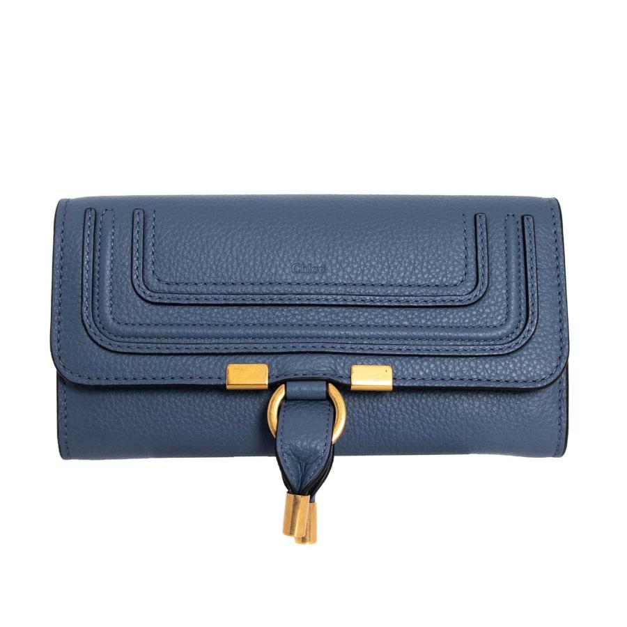 クロエ CHLOE 財布 レディース 長財布 グラファイトネイビー MARCIE