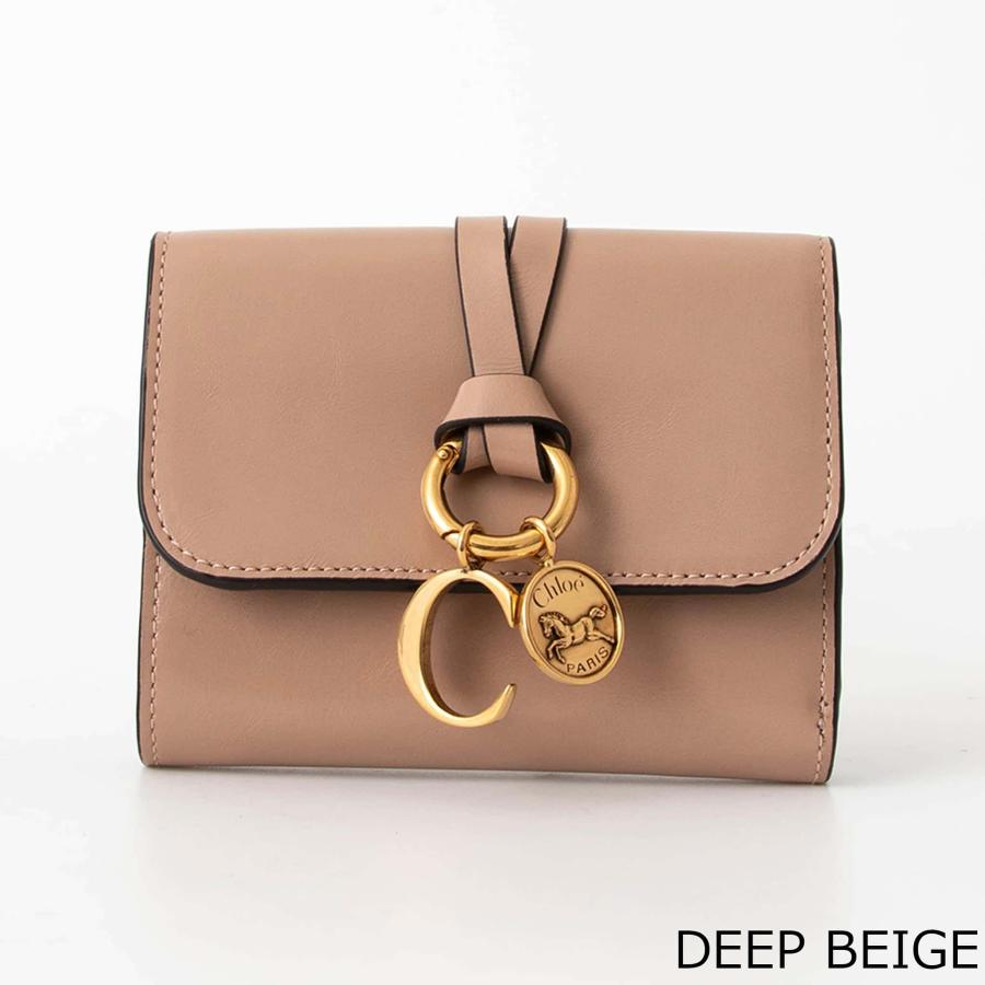 Chloe クロエ アルファベット 三つ折り財布　トリフォールド　ベージュ系 Amazon | [クロエ] 財布 三つ折り アルファベット ALPHABET