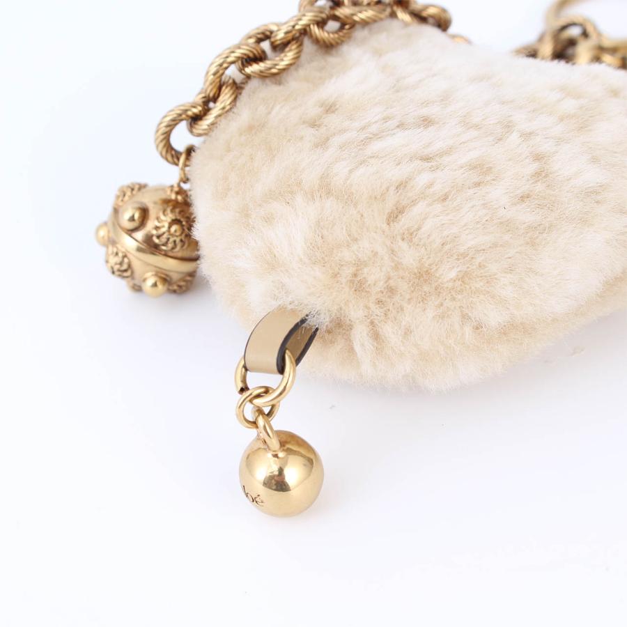 Chloe（クロエ） チャーム CHLOE SYMBOLS HEART SHEARLING BAG CHARM