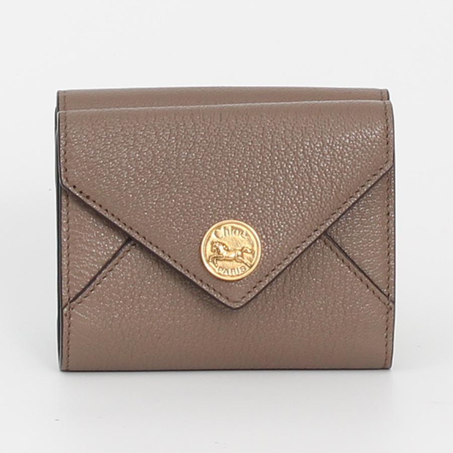 クロエ 折りたたみ財布　三つ折り財布 ウォレット　スモールトリフォールド 楽天市場】クロエ 三つ折り財布 ダブルホック アルファベット ALPHABET