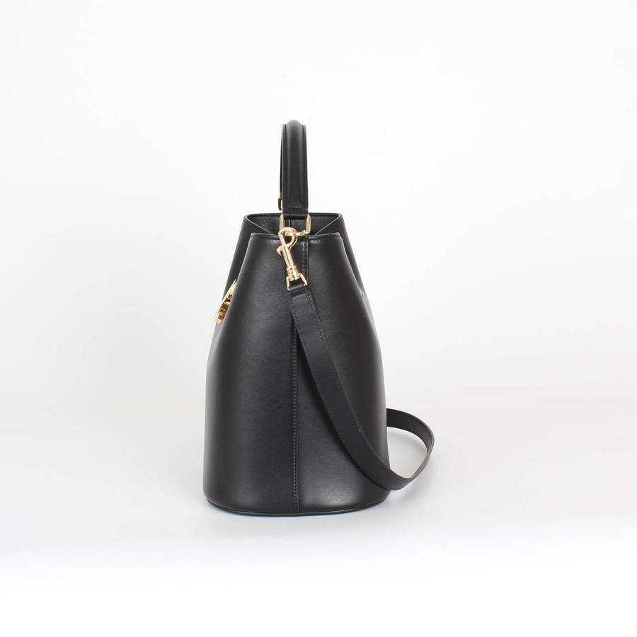 CELINE セリーヌ Louise Bucket Bag Medium ルイーズ バケット ミディアム ショルダーバッグ  ブラック CELINE - CELINE セリーヌ Louise Bucket Bag Medium ルイーズ