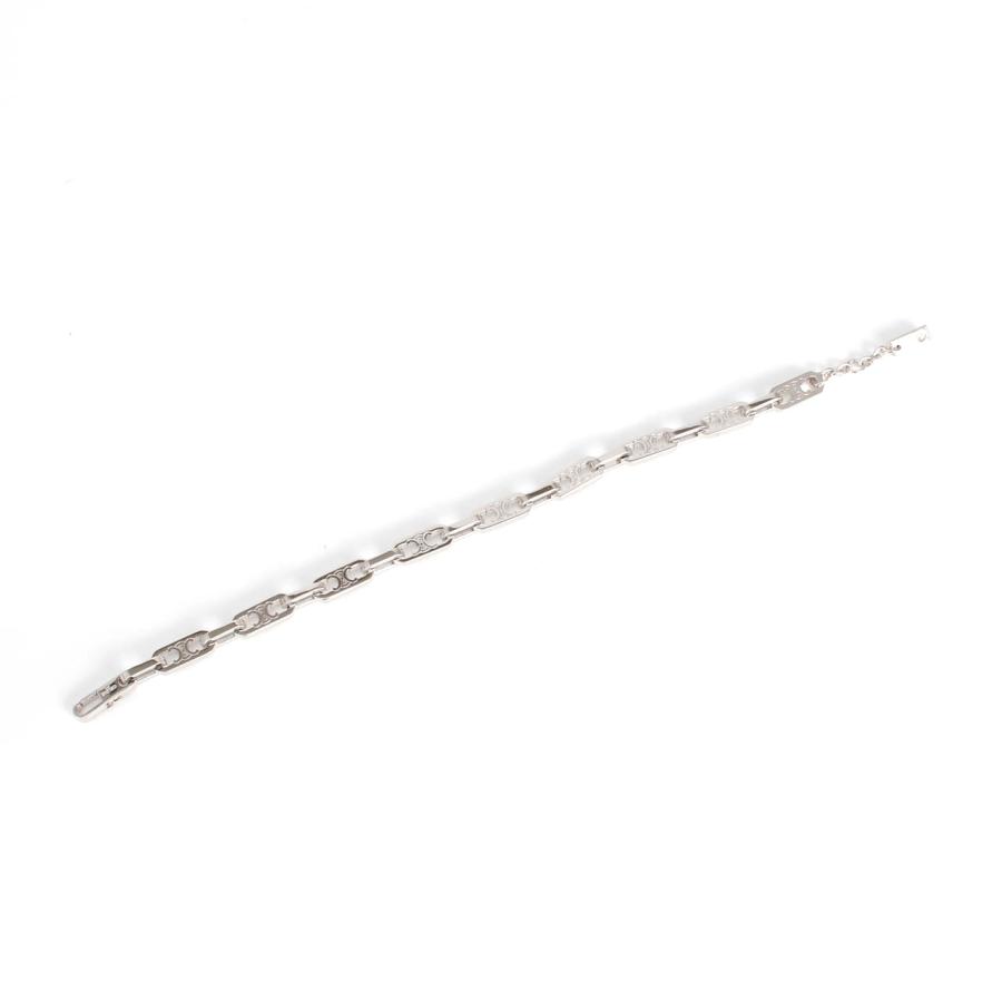 セリーヌ CELINE ブレスレット TRIOMPHE SMALL OCTAGON BRACELET トリオンフ スモール オクタゴン ブレスレット メンズ 461OK 6BRAの画像