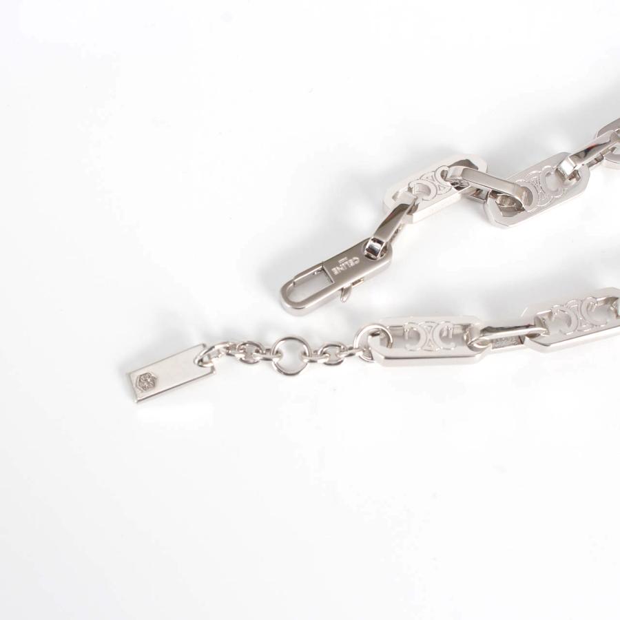 セリーヌ CELINE ブレスレット TRIOMPHE SMALL OCTAGON BRACELET トリオンフ スモール オクタゴン ブレスレット メンズ 461OK 6BRAの画像