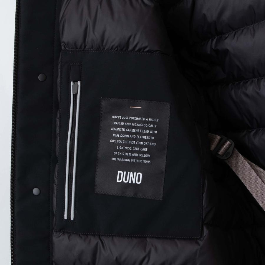 DUNO デュノ メンズ ダウンコート ブラック PLANET CAPALBIO JM620E 