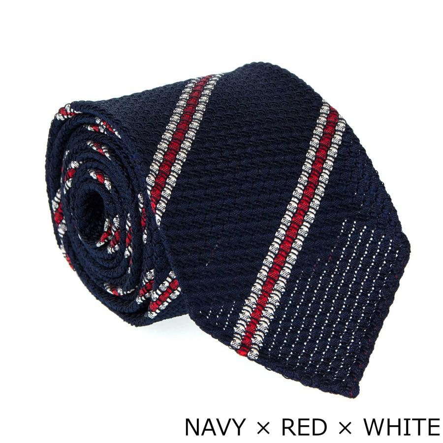 DRAKE'S ドレイクス ネクタイ STRIPE SILK GRENADINE TIE DRAKE'S ドレイクス ネクタイ STRIPE SILK GRENADINE TIE