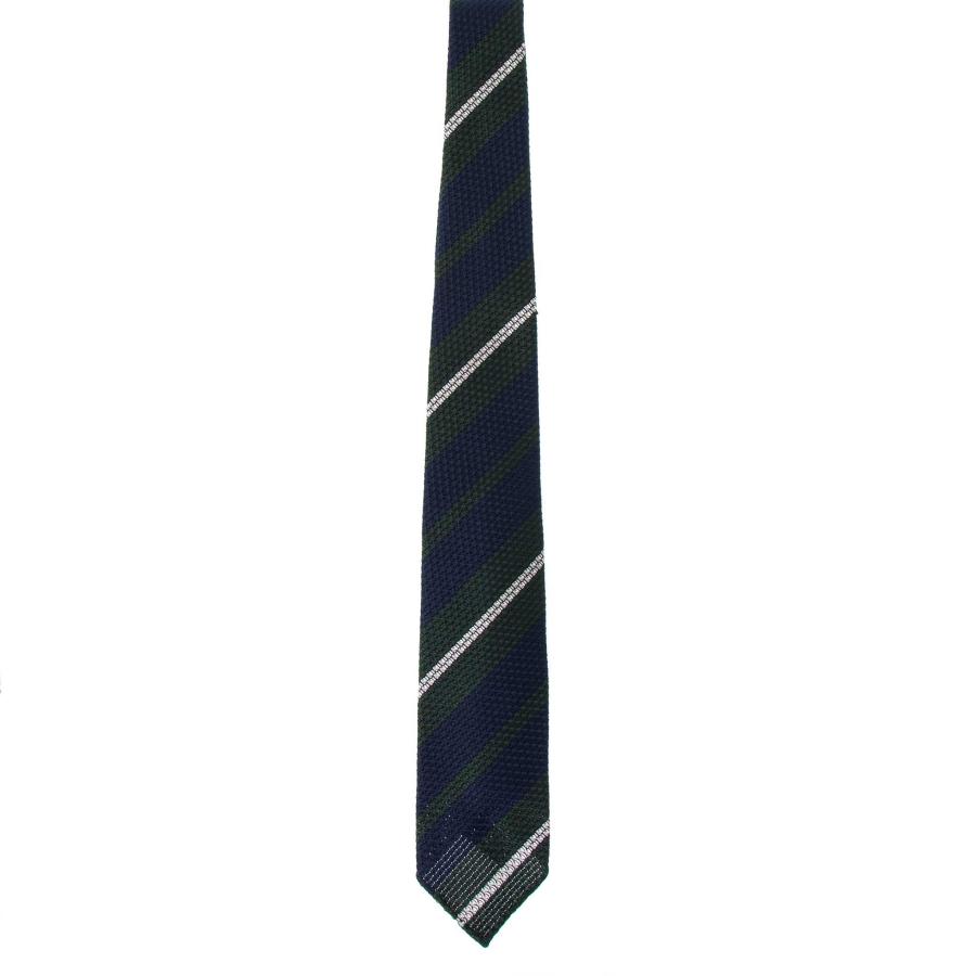 DRAKE'S ドレイクス ネクタイ STRIPE SILK GRENADINE TIE DRAKE'S ドレイクス ネクタイ STRIPE SILK GRENADINE TIE